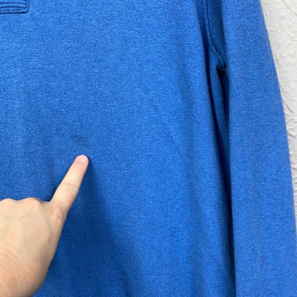 Banana Republic Cotton Cashmere Blue Sweater Med